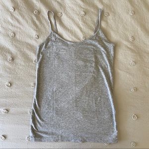 GAP Gray Spaghetti Strap Tank Top
